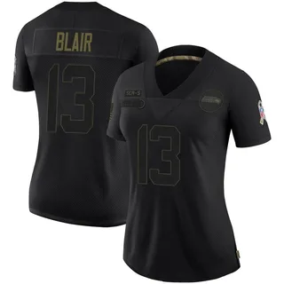 Marquise Blair Seattle Seahawks Women's Limited 2020 Salute To Service Nike Jersey - Black