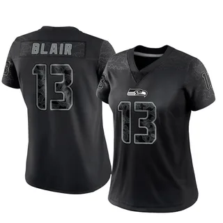 Marquise Blair Seattle Seahawks Women's Limited Reflective Nike Jersey - Black