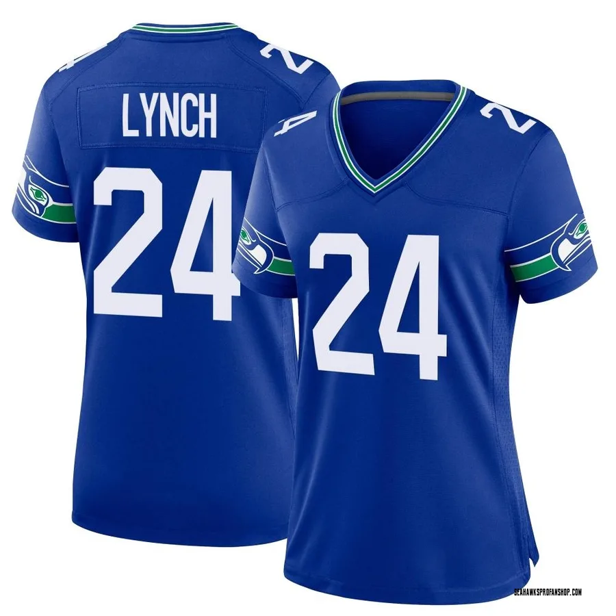 Nike, Shirts, Seattle Seahawks Marshawn Lynch Jersey