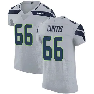 McClendon Curtis Seattle Seahawks Men's Elite Alternate Vapor Untouchable Nike Jersey - Gray