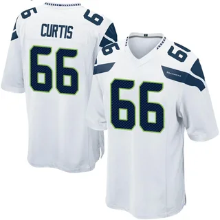 McClendon Curtis Seattle Seahawks Men's Game Nike Jersey - White