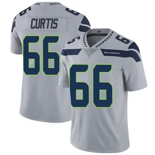 McClendon Curtis Seattle Seahawks Men's Limited Alternate Vapor Untouchable Nike Jersey - Gray