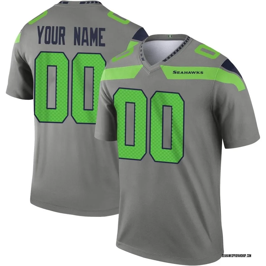 Seattle Seahawks Nike Women's Custom Game Jersey - College Navy