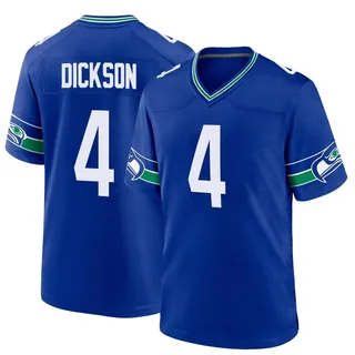 Limited Women's Michael Dickson Silver Jersey - #4 Football