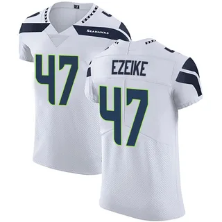 Michael Ezeike Seattle Seahawks Men's Elite Vapor Untouchable Nike Jersey - White