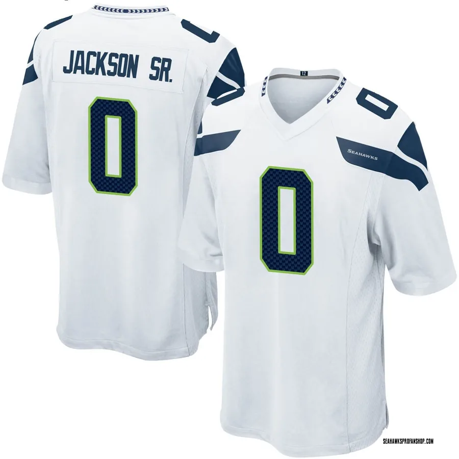 Michael Jackson Sr. Seattle Seahawks Youth Game Nike Jersey - White