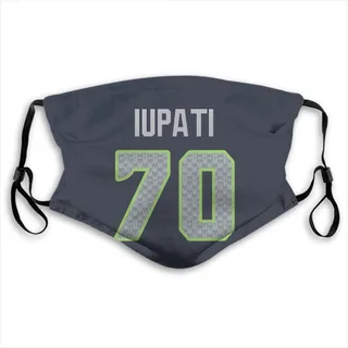 Game Men's Mike Iupati White Road Jersey - #70 Football Seattle Seahawks  Size 40/M