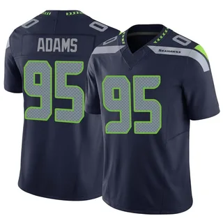 Myles Adams Seattle Seahawks Men's Limited Vapor F.U.S.E. Nike Jersey - Navy