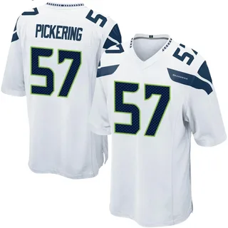 Nathan Pickering Seattle Seahawks Men's Game Nike Jersey - White