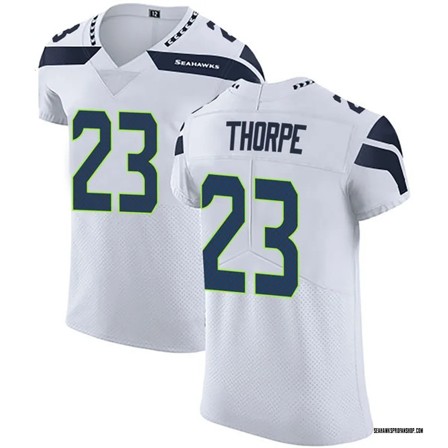 Neiko Thorpe Seattle Seahawks Men's Elite Vapor Untouchable Nike Jersey -  White