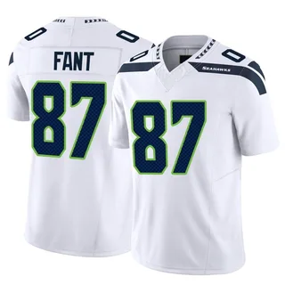 Seattle Seahawks Noah Fant 87 Game Jersey - College Navy Jersey - Bluefink