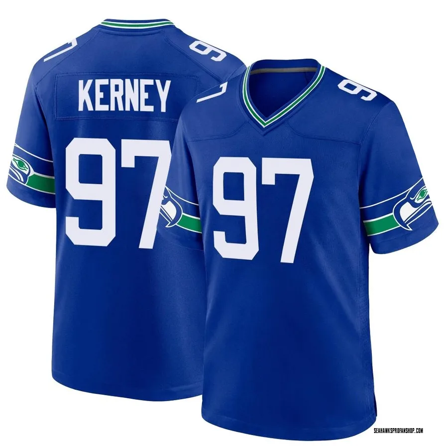 Patrick Kerney Seattle Seahawks Men's Game Throwback Nike Jersey