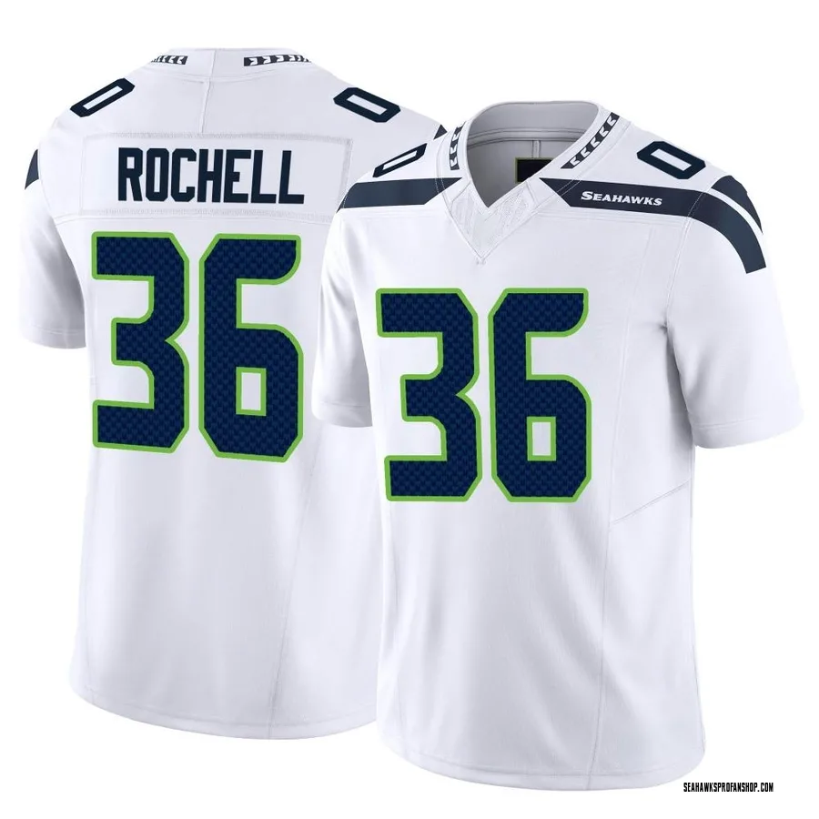 Men's Nike Robert Rochell College Navy Seattle Seahawks Team Game Jersey