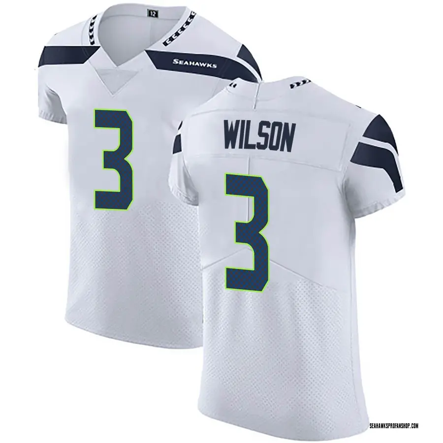 white russell wilson jersey