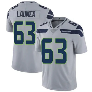 Sataoa Laumea Seattle Seahawks Men's Limited Alternate Vapor Untouchable Nike Jersey - Gray