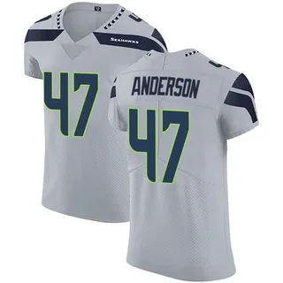 Sunny Anderson Seattle Seahawks Men's Elite Alternate Vapor Untouchable Nike Jersey - Gray