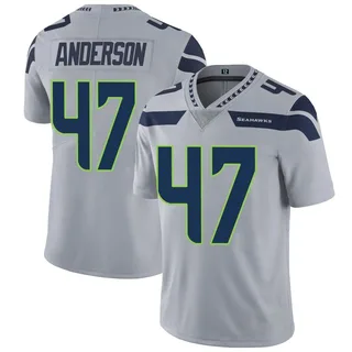 Sunny Anderson Seattle Seahawks Men's Limited Alternate Vapor Untouchable Nike Jersey - Gray