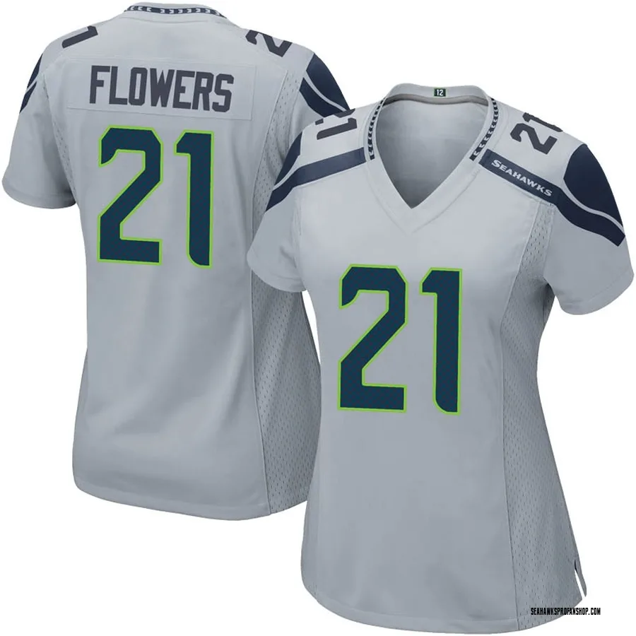 Women's Nike Tre Flowers College Navy Seattle Seahawks Game Jersey