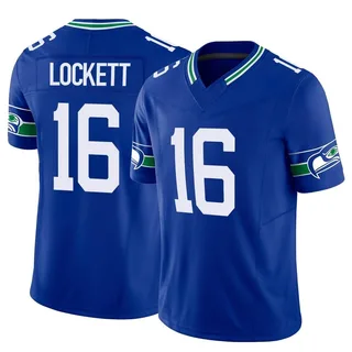 Tyler Lockett Seattle Seahawks Men's Limited Throwback Vapor F.U.S.E. Nike Jersey - Royal