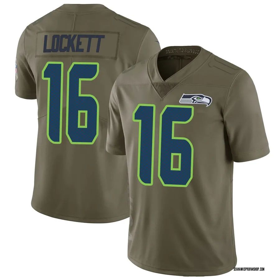 Tyler Lockett Seattle Seahawks Youth Limited Salute to Service Nike Jersey  - Green