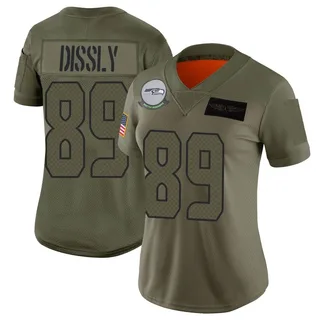 Seattle Seahawks Will Dissly #88 Camo Jersey 2018 Salute to Service