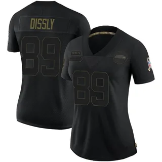 Limited Men's Will Dissly Navy Blue Jersey - #88 Football Seattle Seahawks  Player Name & Number Tank Top Size 40/M